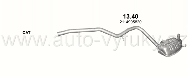MERCEDES E200 - W211 2.2 D SEDAN 7/2002-5/2009 2148ccm 75-90-100kW / 102-122-136HP KAT 2.2 CDi Turbo Diesel