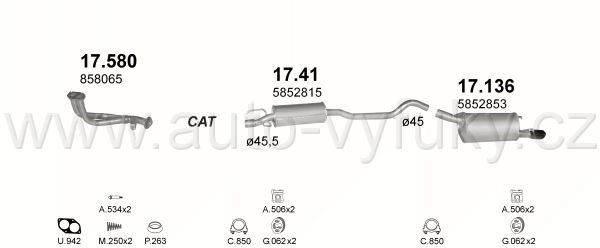 OPEL CORSA B 1.6 HATCHBACK,VAN 8/1994-12/2000 1598ccm 78kW / 106HP KAT 1.6i GSi 16V AUT