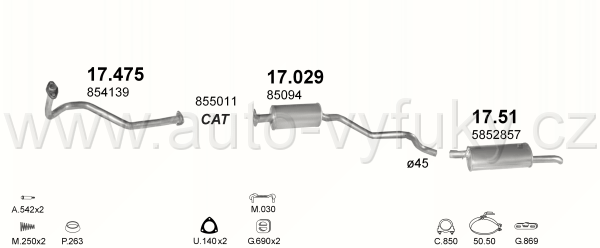 OPEL KADETT E 1.4 KOMBI 9/1984-0/1991 1389ccm 44kW / 60HP KAT 1.4i MAN
