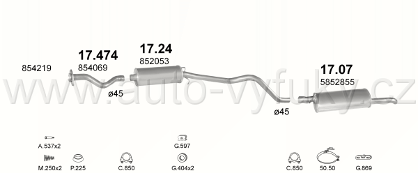 OPEL KADETT E 1.6 D HATCHBACK 0/1984-11/1985 1598ccm 40kW / 55HP AUT.