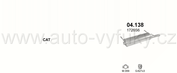 CITROEN XSARA 1.9 D HATCHBACK, COUPE 9/2000-0/2004 1868ccm 53kW / 72HP KAT 1.9 Diesel