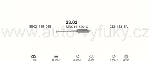 SEAT MALAGA 1.2 SEDAN 12/1984-6/1989 1193ccm 44kW / 60HP GL, GLX, L