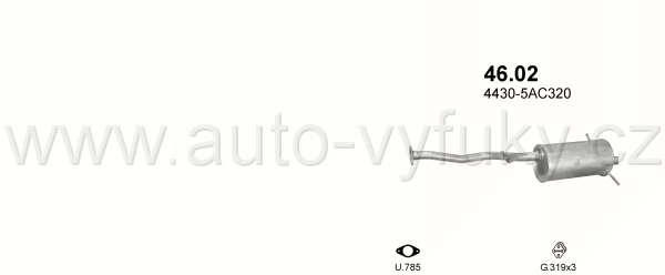 SUBARU OUTBACK 2.4 0/1996-0/1998 2457ccm 123kW / 165HP KAT 2.4