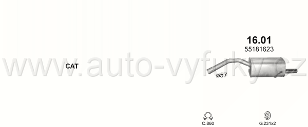 ALFA ROMEO 156 2.4 D SEDAN, KOMBI 9/1997-5/2001 2387ccm 100kW / 136HP KAT 2.4 JTD Turbo Diesel