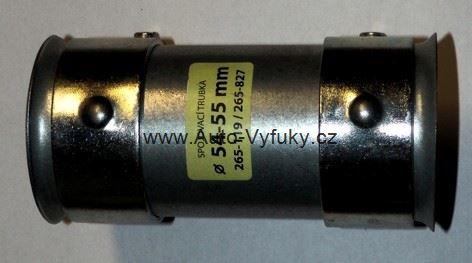 Trubkov spojka 265-119 / 265-827 pro prmry trubek 54-55mm - Kliknutm na obrzek zavete
