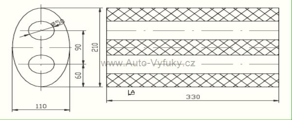 Tlumi vfuku univerzln UNIVERSAL BOX 00.11 0/0-0/0 ccm kW / HP - Kliknutm na obrzek zavete