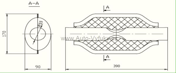 Tlumi vfuku univerzln UNIVERSAL BOX 00.20 0/0-0/0 ccm kW / HP - Kliknutm na obrzek zavete