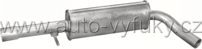 Tlumi vfuku stedn SEAT TOLEDO 1.8 10/1998-10/2005 1781ccm 92kW / 125HP KAT 1.8i TURBO 20V