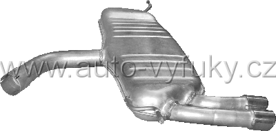 Tlumi vfuku koncov AUDI A3 1.9 D HATCHBACK 6/2003-8/2003 1896ccm 77kW / 105HP KAT 1.9 TDi Turbo Diesel (3 doors) - Kliknutm na obrzek zavete