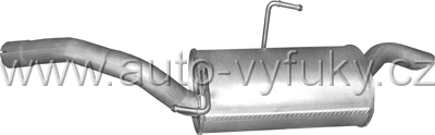Tlumi vfuku koncov CITROEN EVASION 2.0 9/2001-7/2002 1997ccm 100kW / 136HP KAT 2.0 16V