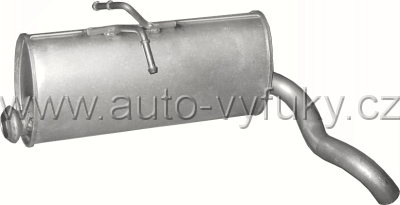 Tlumi vfuku koncov PEUGEOT PARTNER 1.9 D 11/2001-10/2002 1868ccm 51kW / 70HP KAT