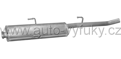 Tlumi vfuku stedn FIAT SCUDO 1.9 D VAN 6/2000-0/2003 1867ccm 51kW / 70HP KAT 1.9 D