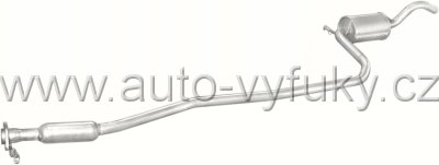 Tlumi vfuku stedn FORD FIESTA 1.1 VAN 9/1990-12/1992 1117ccm 39kW / 53HP