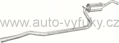 Tlumi vfuku stedn FORD FIESTA 1.3 HATCHBACK 5/1991-9/1992 1299ccm 44kW / 60HP KAT MAN