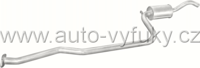 Tlumi vfuku stedn FORD TRANSIT CONNECT 1.8 D 7/2004-8/2006 1753ccm 55-66kW / 75-90HP KAT 1.8 Tdi/TDCi Turbo Diesel LWB - Kliknutm na obrzek zavete