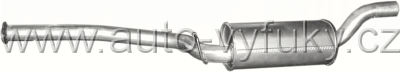 Tlumi vfuku stedn FORD FOCUS C-MAX 2.0 D 3/2007-9/2010 1997ccm 81-100kW / 110-136HP KAT 2.0 TDCi Turbo Diesel