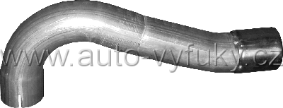 Trubka koncov FORD KUGA 2.0 D 5/2010-11/2012 1997ccm 103-118kW / 140-160HP KAT 2.0 TDCi Turbo Diesel - Kliknutm na obrzek zavete