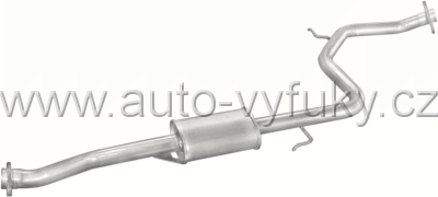 Tlumi vfuku stedn MAZDA 323 1.8 COUPE 6/1994-9/1999 1840ccm 85kW / 116HP KAT 1.8i 16V - Kliknutm na obrzek zavete