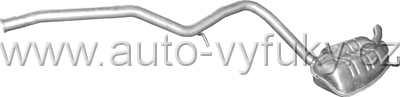 Tlumi vfuku koncov MERCEDES E220 - W211 2.2 D SEDAN 3/2002-5/2009 2148ccm 100-110-120-125kW / 136-150-163-170HP KAT 2.2 CDi Turbo Diesel - Kliknutm na obrzek zavete