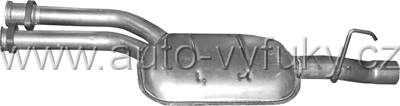 Tlumi vfuku stedn MERCEDES E430 - W210 4.3 KOMBI 6/1997-3/2003 4266ccm 205kW / 279HP KAT E430 - W210