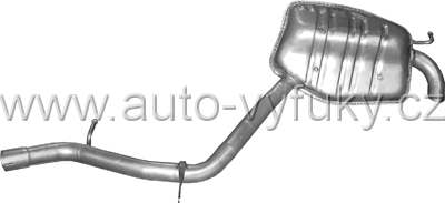 Tlumi vfuku koncov MERCEDES E500T - S211 5.0 KOMBI 10/2003-7/2009 4966ccm 225kW / 306HP KAT 4-matic