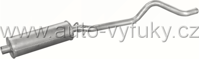 Tlumi vfuku stedn OPEL KADETT E 1.8 HATCHBACK 9/1984-11/1985 1796ccm 62-82-85kW / 84-112-115HP MAN.