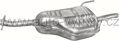 Tlumi vfuku koncov OPEL ASTRA G 1.4 KOMBI 9/2000-9/2000 1389ccm 66kW / 90HP KAT 1.4i 16V