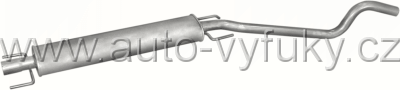 Tlumi vfuku stedn OPEL ASTRA G 1.6 KOMBI 9/2003-9/2004 1598ccm 74-76kW / 101-103HP KAT 1.6i -16V