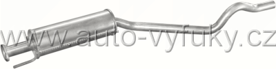 Tlumi vfuku stedn OPEL ASTRA F 1.6 SEDAN 0/1995-0/1996 1598ccm 73kW / 99HP KAT 1.6i 16V AUT