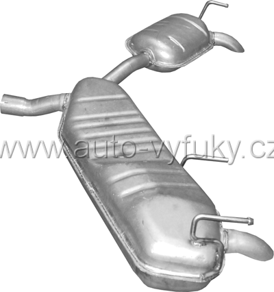 Tlumi vfuku koncov OPEL ASCONA C 1.6 D HATCHBACK 0/1981-8/1988 1598ccm 39kW / 54HP MAN.