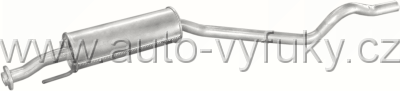 Tlumi vfuku stedn OPEL ASTRA F 1.7 D HATCHBACK 0/1995-2/1998 1686ccm 50kW / 68HP KAT 1.7 TD Turbo Diesel