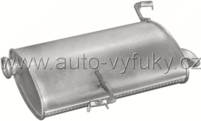 Tlumi vfuku koncov PEUGEOT 206 1.4 KOMBI 11/2003-0/2006 1360ccm 66kW / 90HP KAT 1.4i 16V SW