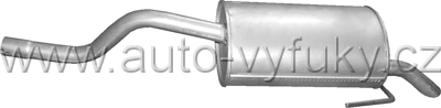 Tlumi vfuku koncov RENAULT CLIO II 1.9 D 0/1999-0/2003 1870ccm 59kW / 80HP KAT 1.9 dTi Turbo Diesel - Kliknutm na obrzek zavete