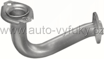 Sbrn potrub Nerez RENAULT R19 1.4 SEDAN 5/1992-0/1996 1390ccm 44kW / 60HP KAT CHAMADE, RL, RN