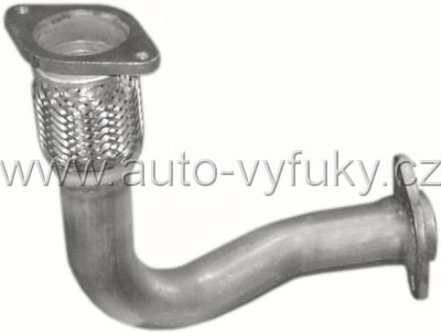 Sbrn potrub Nerez RENAULT MEGANE I 2.0 COUPE,CABRIO 0/1995-0/1999 1998ccm 85kW / 115HP KAT 2.0e - Kliknutm na obrzek zavete