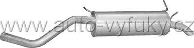 Tlumi vfuku koncov RENAULT SCENIC I 1.8 0/2001-10/2002 1783ccm 88kW / 120HP KAT 1.8i 16V - Kliknutm na obrzek zavete