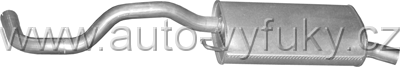 Tlumi vfuku koncov SEAT IBIZA 1.8 HATCHBACK 5/1993-5/1995 1781ccm 66kW / 90HP KAT 1.8i