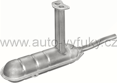 Tlumi vfuku koncov SKODA 130 1.3 SEDAN 0/1979-3/1990 ccm kW / HP L, LS, GLS, LSX