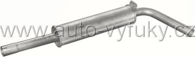 Tlumi vfuku stedn SKODA FABIA 1.4 KOMBI 1/2007-11/2009 1390ccm 63kW / 86HP KAT 1.4i 16V