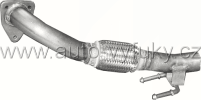 Trubka opravn ke katalyztoru Nerez SEAT TOLEDO 1.9 D 10/2000-12/2005 1896ccm 110kW / 150HP KAT 1.9 TDi Turbo Diesel