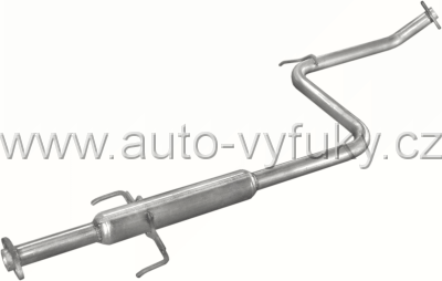 Tlumi vfuku stedn TOYOTA COROLLA 1.6 LIFTBACK, KOMBI 8/1989-5/1992 1587ccm 66-70-77kW / 90-95-105HP KAT 1.6i 16V - Kliknutm na obrzek zavete