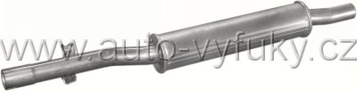 Tlumi vfuku stedn VOLKSWAGEN CADDY 1.6 VAN 8/1985-0/1992 1595ccm 55kW / 75HP