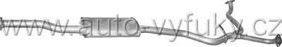 Tlumi vfuku stedn SUBARU OUTBACK 2.5 11/2003-9/2009 2457ccm 121kW / 165HP KAT 2.5