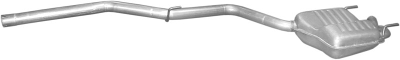 Koncový tlumič 13.186 Mercedes C250 W202 / T202 1995–2001
