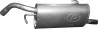 Koncový tlumič 14.12 Mitsubishi Colt 1.1 / 1.3 2004–2012