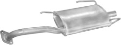 Koncový tlumič 15.130 Nissan Sunny 1.4 / 1.6 1990–1995