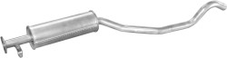 Střední tlumič 17.43 Opel Vectra A 1.6 / 1.7 D 1988–1995