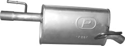 Koncový tlumič 17.587 Opel Meriva A 1.4 2004–2010 66 kW