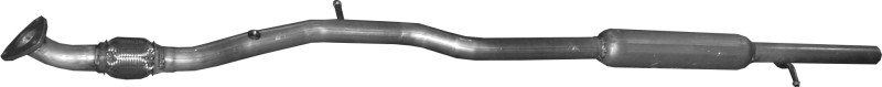 Střední tlumič 17.605 Opel Agila A 1.2 2000–2008 55–59 kW