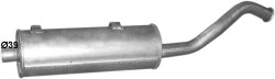 Tlumič 69.100 Mercedes Unimog U32/U34/WB 1720 / U40/U40T/U45/U52/U55T/U60/U60T/U600/U600T od 1976
